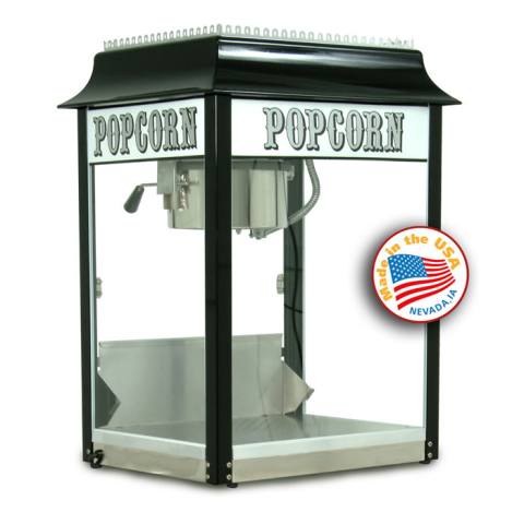 1911 Black & Chrome Popcorn Machine - 8 oz